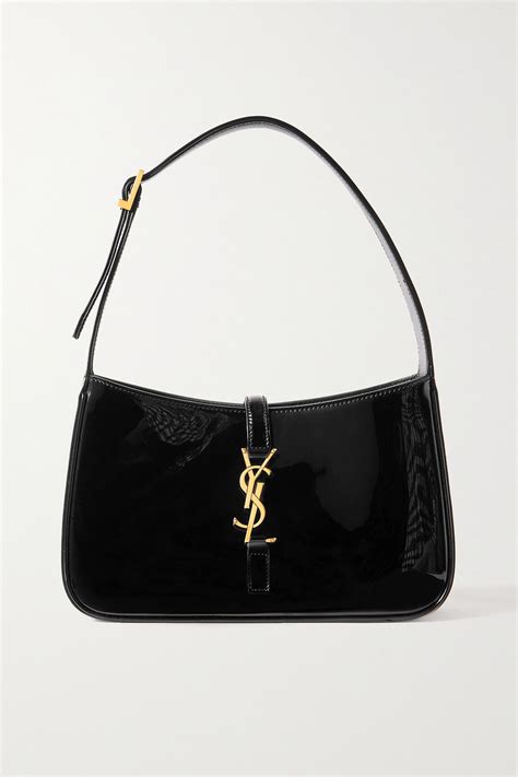 ysl le 5 a 7 in patent leather|Saint Laurent Le 5 A 7 YSL Shoulder Bag in Patent Leather.